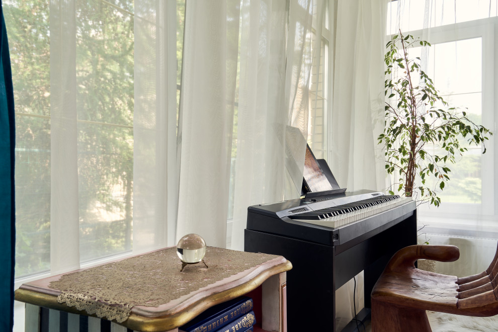 Гостевой загородный дом в Подмосковье, гостиная