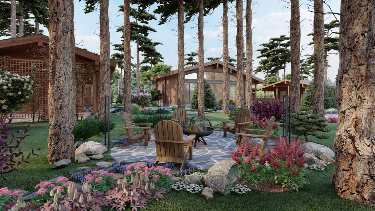 Сад в лесу для всей семьи