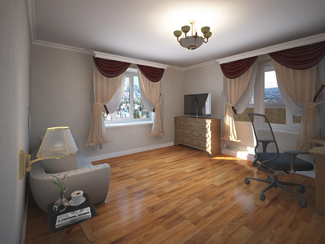 Визуализация интерьера