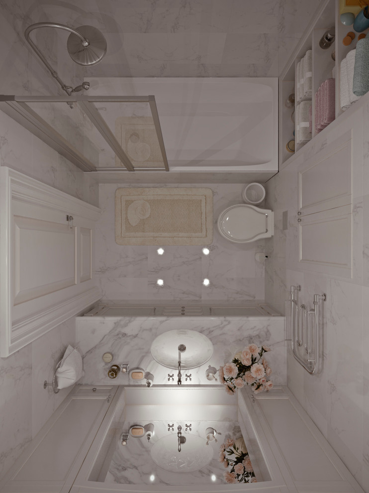 Двухкомнатная квартира в классическом стиле в Моксве.