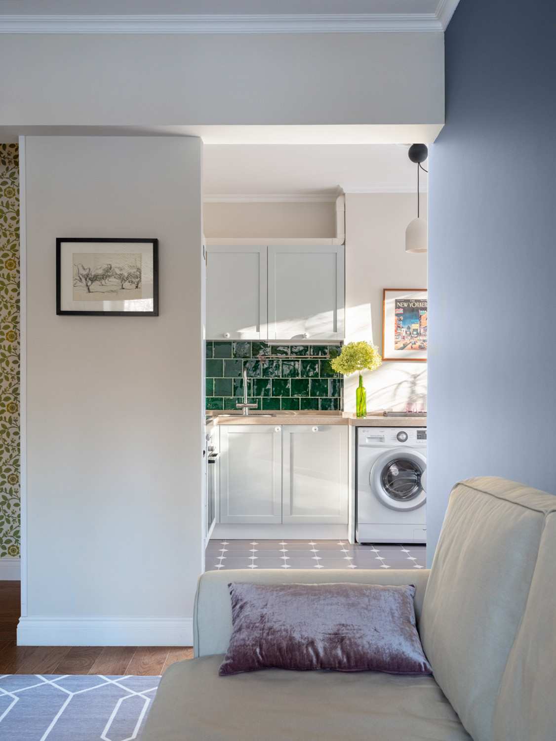 Кухня, вид из гостиной