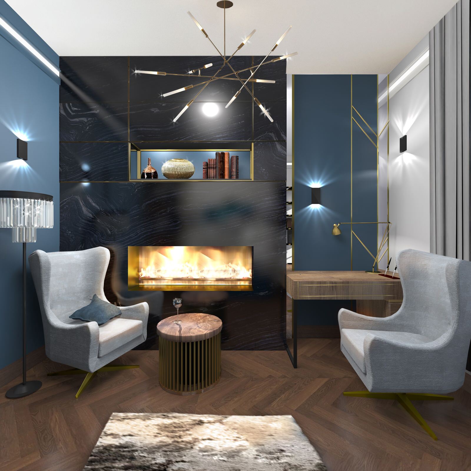 Квартира для молодой семьи 150м2