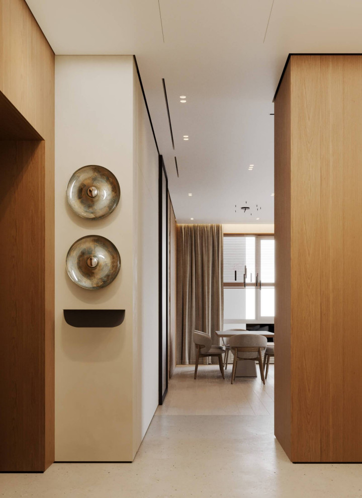 Теплый интерьер