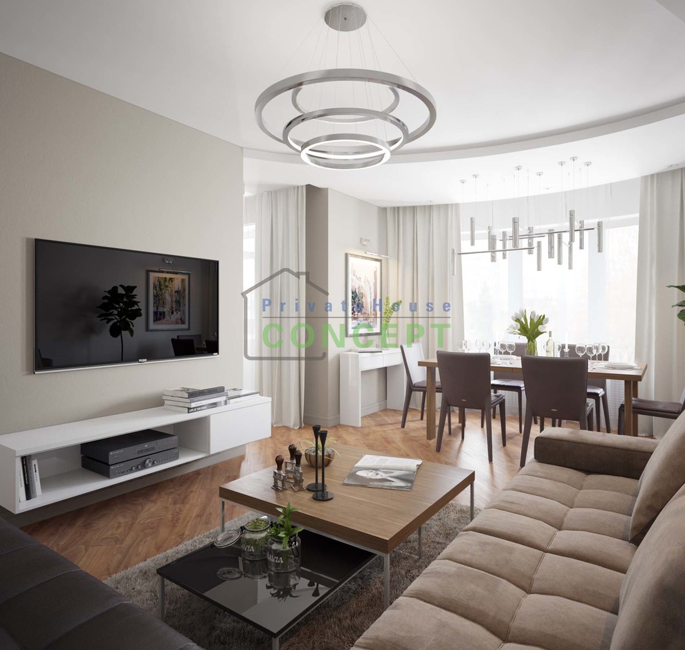 Квартира в современном стиле 120м2