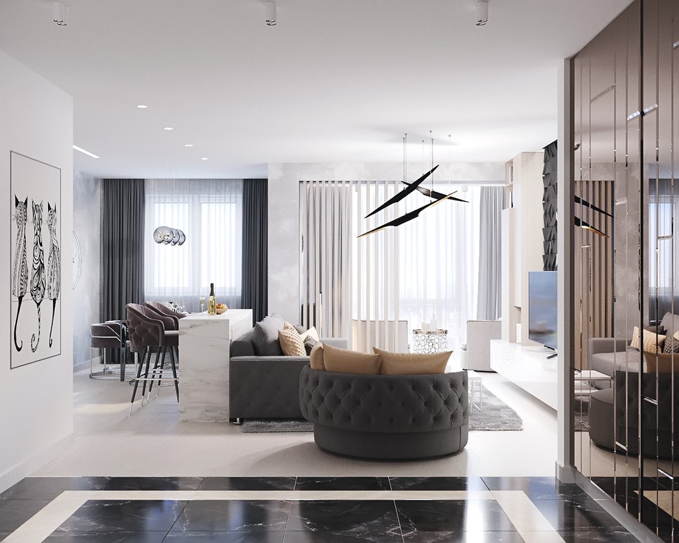 Обложка проекта: Дизайн студии в скандинавском стиле