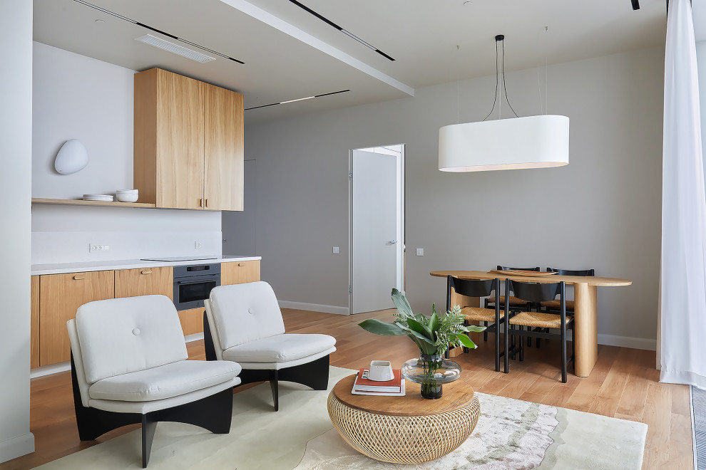 Квартира в Москва-Сити 2 (бежевое дерево)