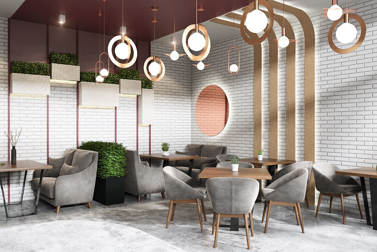 Дизайн-проект интерьера кафе-пекарни