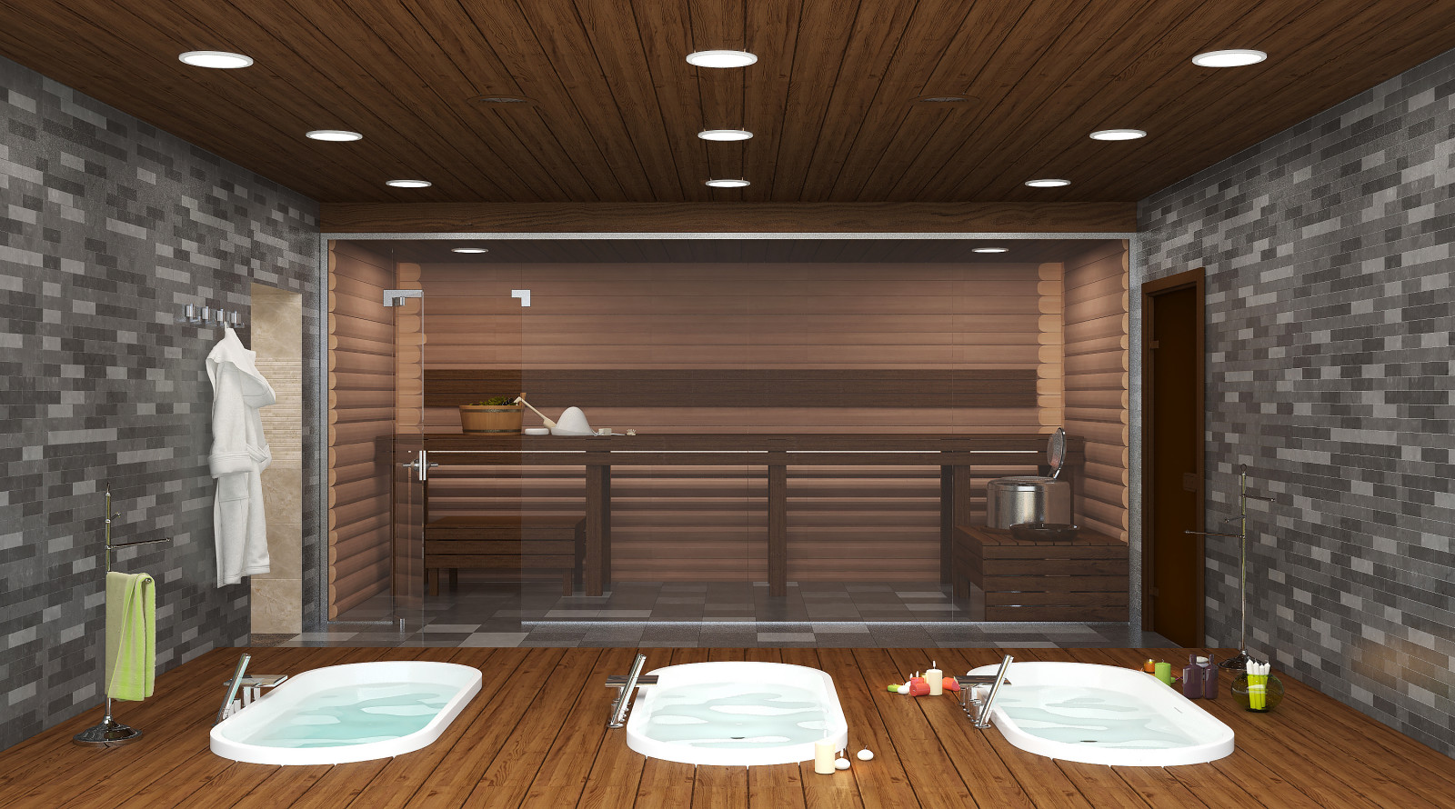 Дизайн интерьера деревянного дома