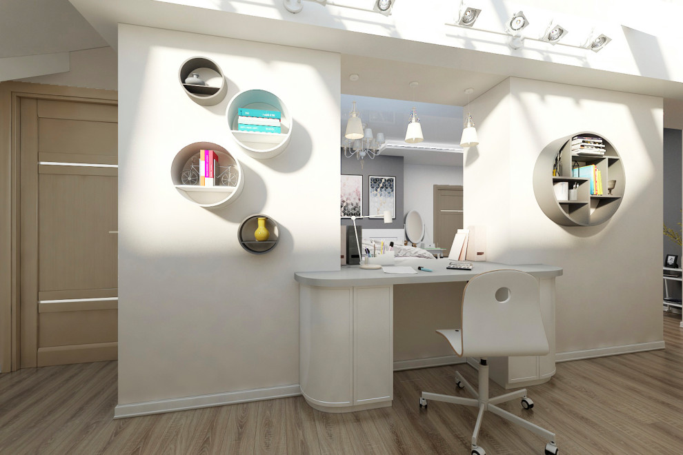 Серая - Белая спальня