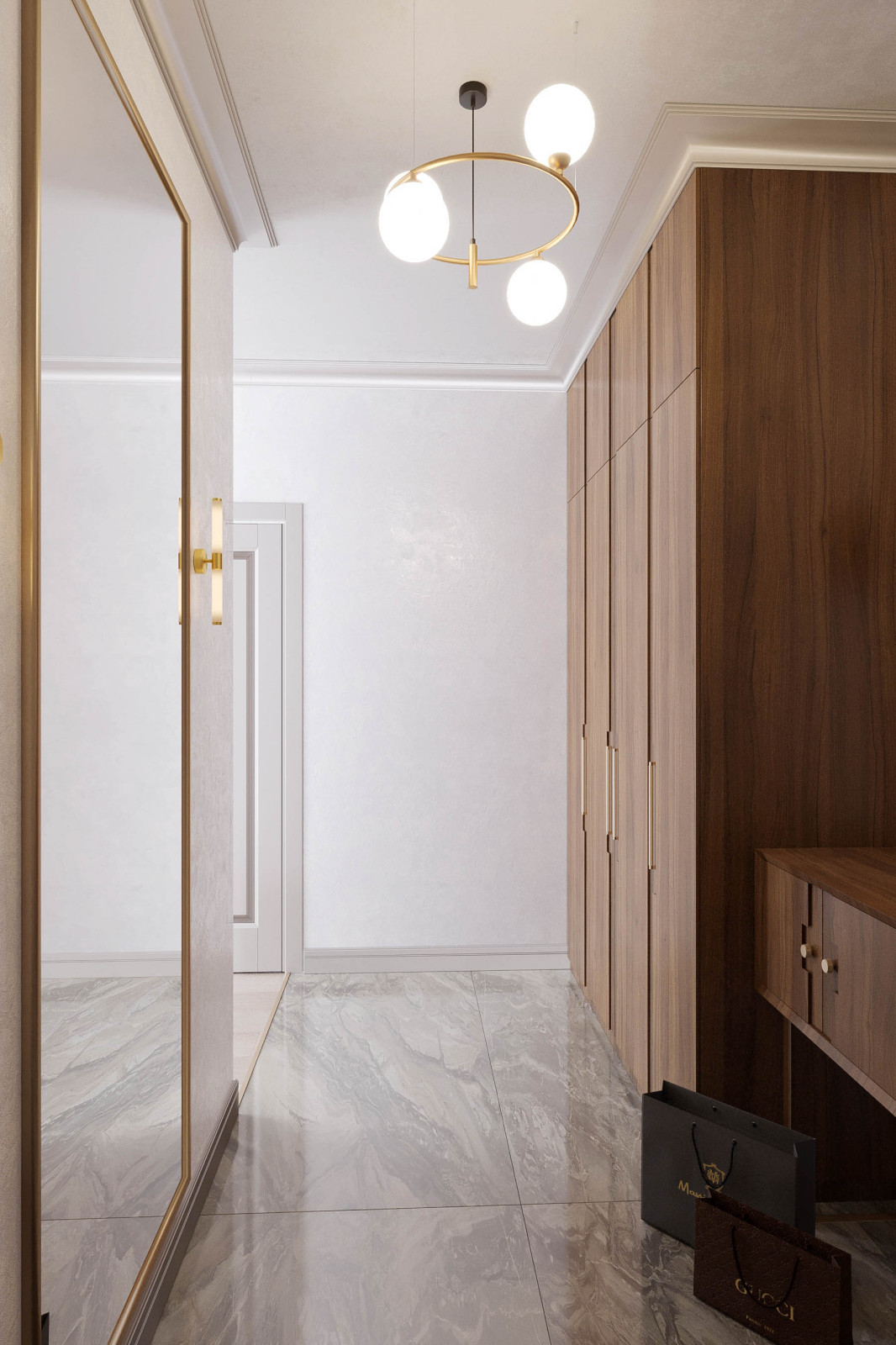 Дизайн-проект квартиры в ЖК "Европейский берег", г.Тюмень