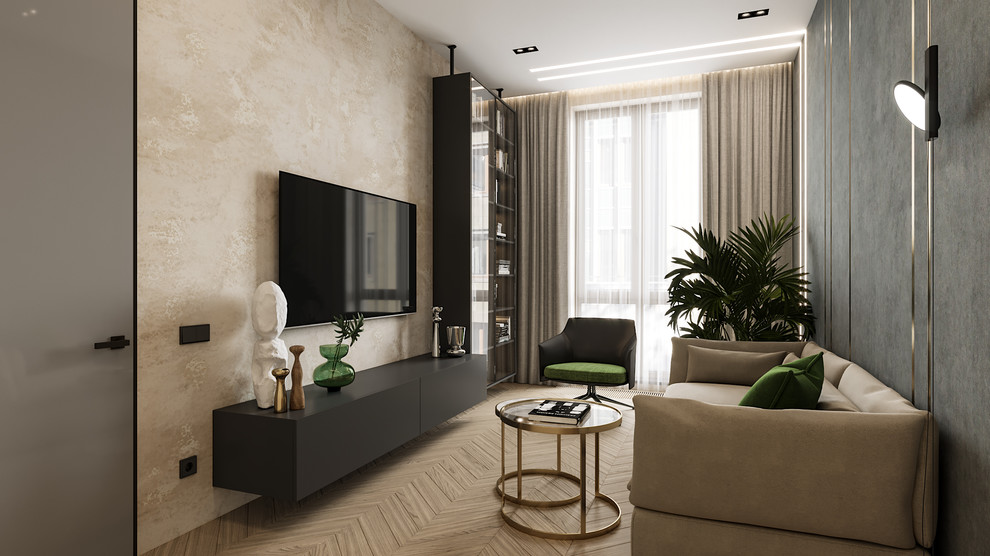 Роскошь в трехкомнатной квартире в ЖК  "Смольный Парк"