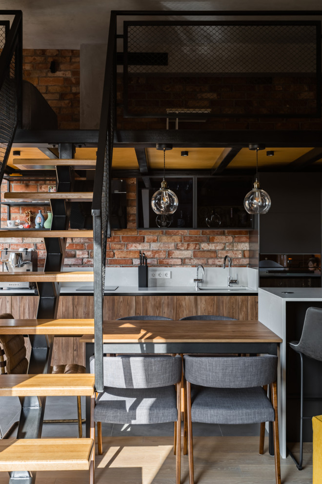 Нестандартное решение для зоны отдыха на кухне