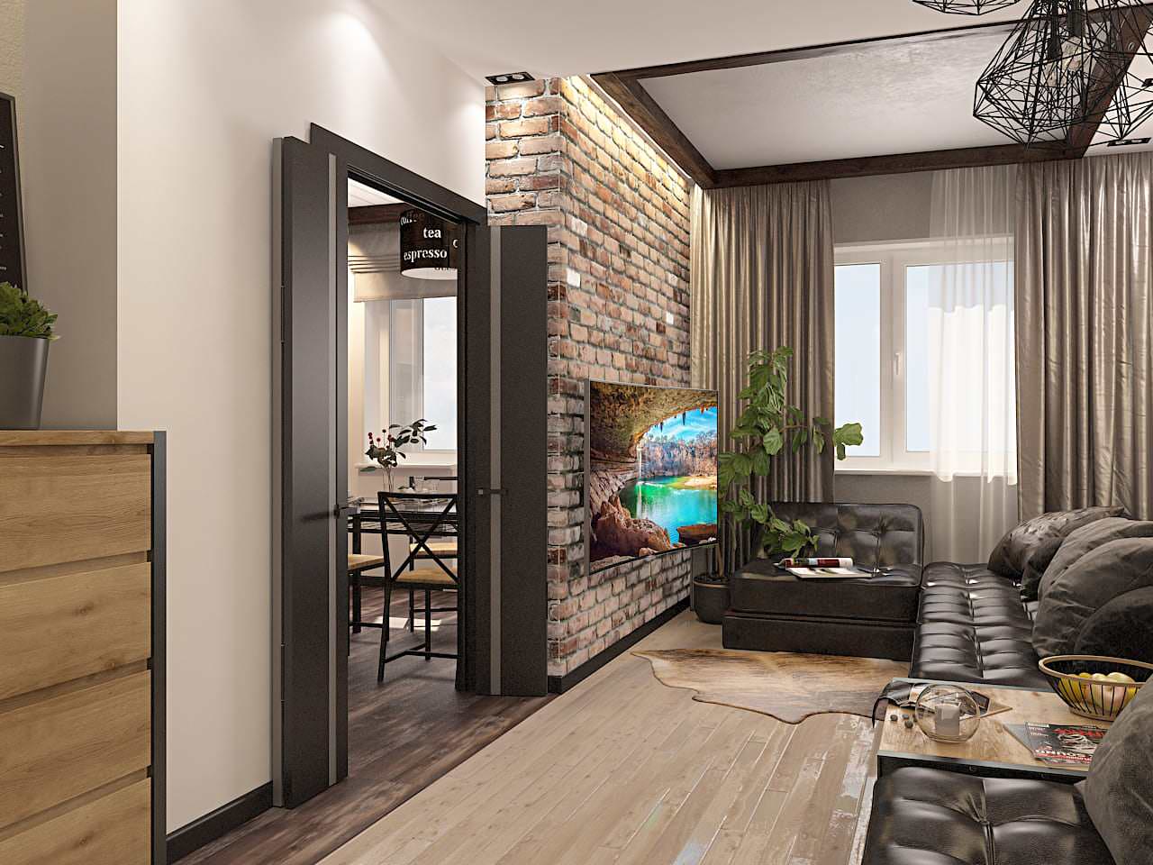 Двухкомнатная. LOFT. Химки