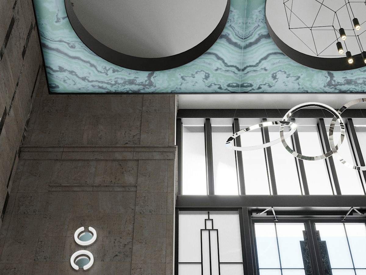 Обложка проекта: Зонна лобби гостиницы Графский причал