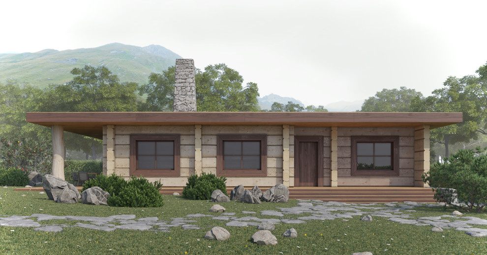 Дом из лафета кедра