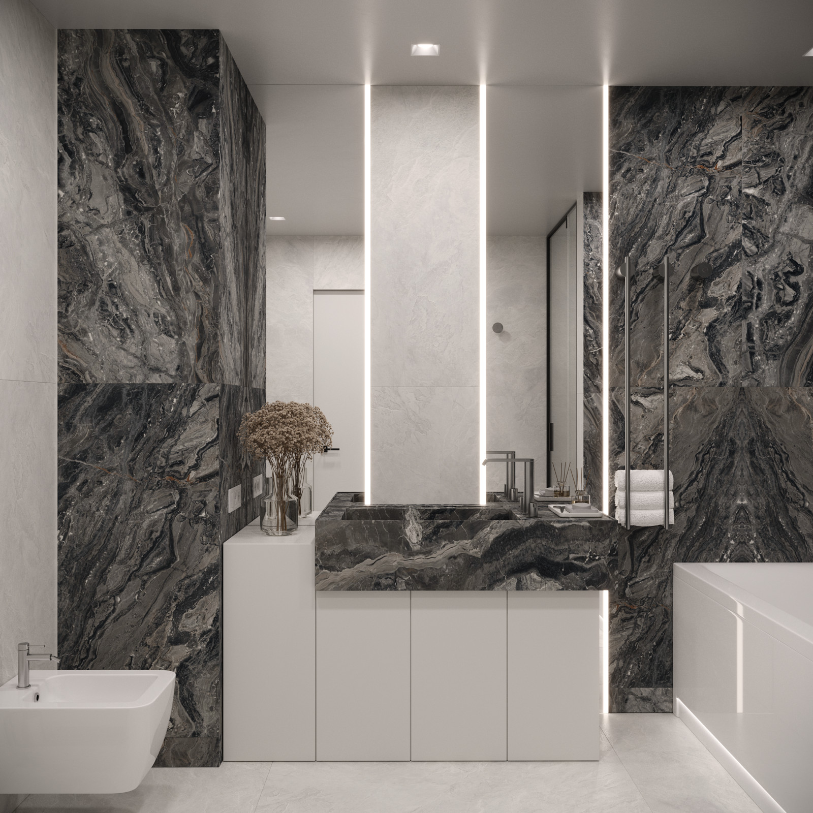 Bathroom in contemporary style