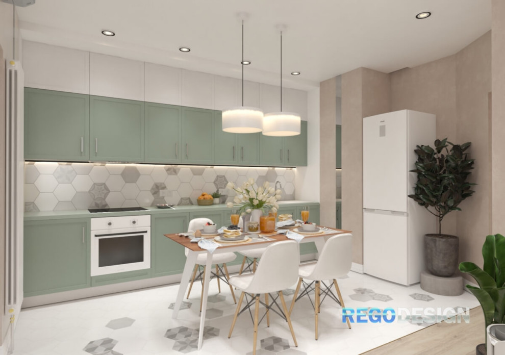 №45 ДИЗАЙН-ПРОЕКТ КВАРТИРЫ В ЖК ПУШКИНСКИЙ 50 КВ.М.