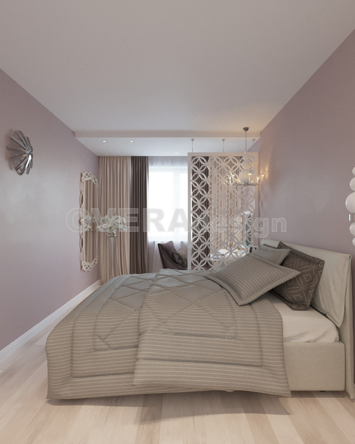 Проект 3х комнатной квартиры в стиле фьюжн