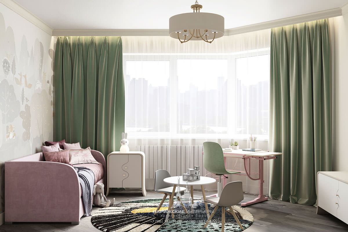 Дизайн двухуровневой квартиры для семьи с тремя детьми