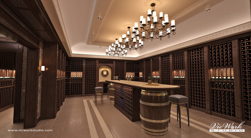 Wine cellar. H Residence interiors