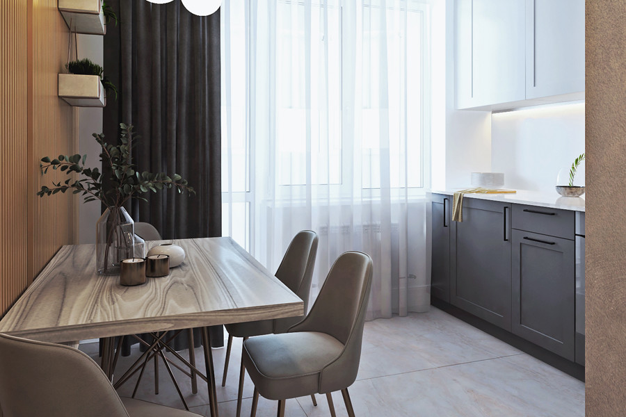 Обложка проекта: дизайн-проект интерьера квартиры в ЖК "Зеленый угол".