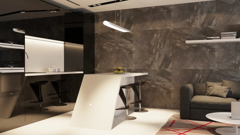 ДИЗАЙН ОДНОКОМНАТНОЙ КВАРТИРЫ ЖК ДЕКАРТ