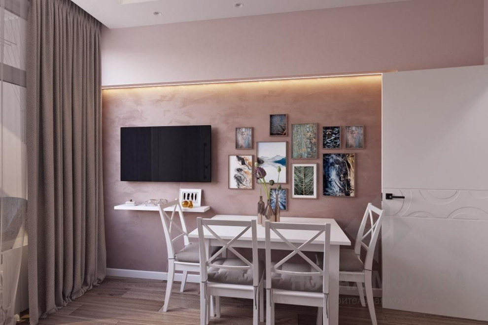 Дизайн-проект 2-комнатной квартиры 60 кв.м в ЖК «Скандинавия»