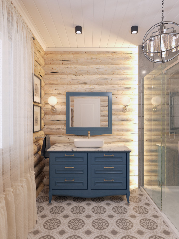 Дизайн-проект срубового дома на берегу реки Вуокса, Ленинградская область.