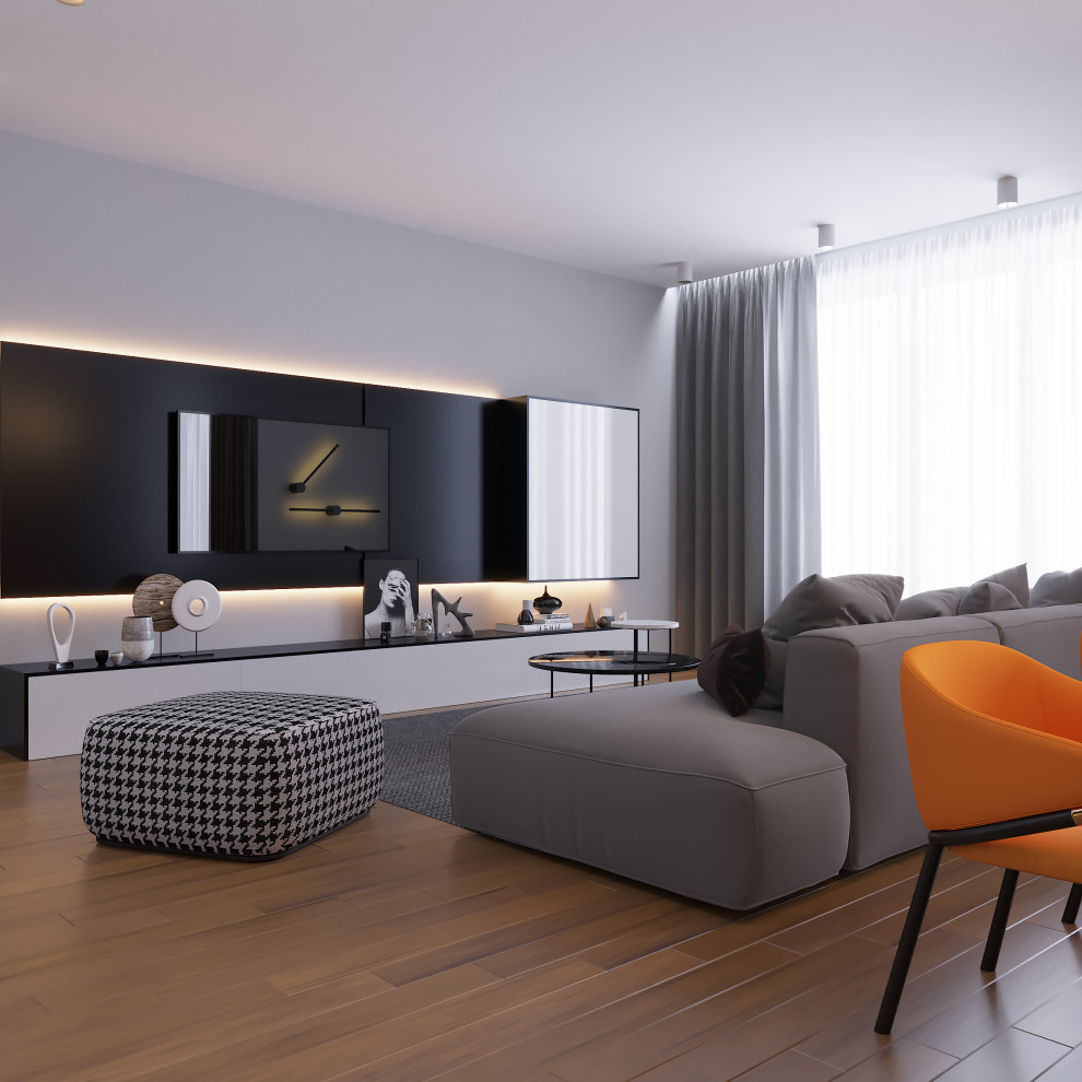 кухня-гостиная в доме