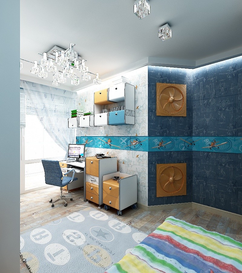 Детская в стиле "Фьюжин"