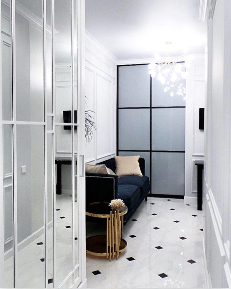 Белоснежный интерьер маленькой квартиры