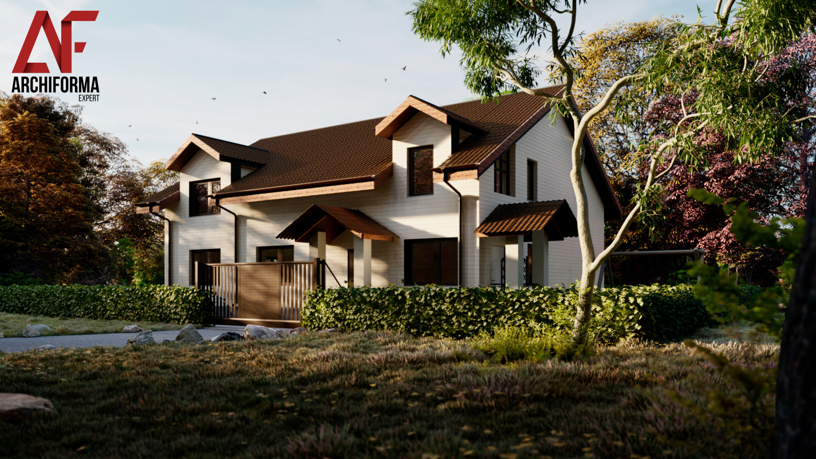 Обложка проекта: Индивидуальный жилой дом "ПК Дача Алихан"