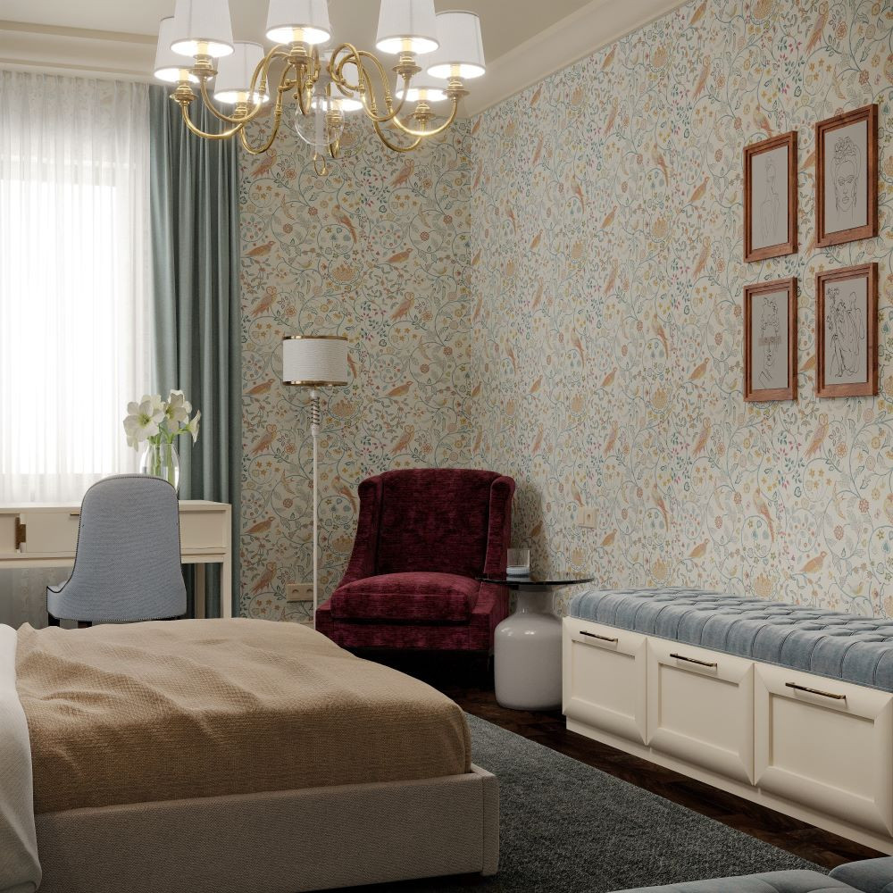 Спальня 21 кв.м