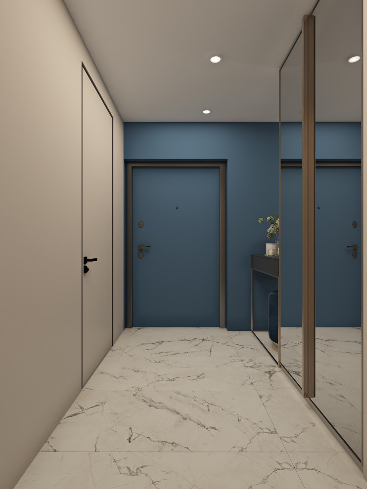 Прихожая ЖК Татьянин Парк "Сапфировая нега"