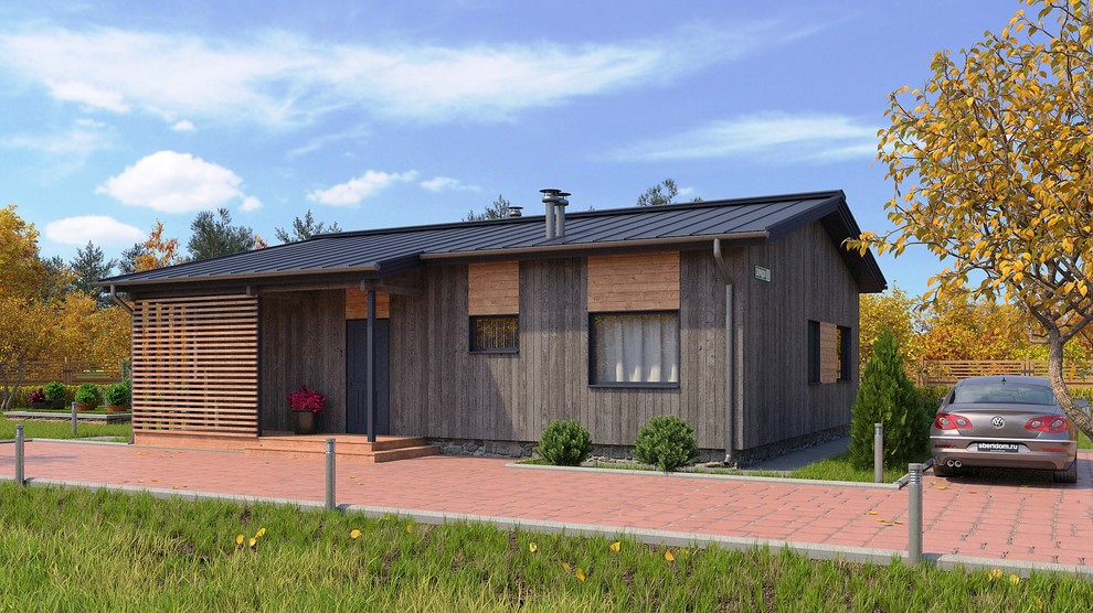Обложка проекта: Дом из клеёного бруса для постоянного проживания "Базис 4"