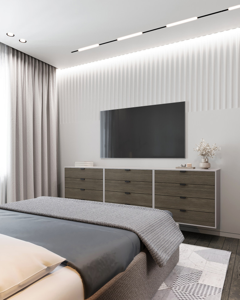 Дизайн интерьера квартиры с открытой террасой в жилом комплексе "Тармо"