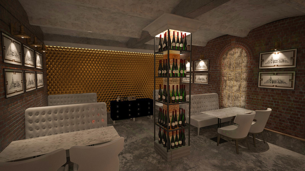 Дизайн-проект винного магазина от  «Strekoza Design»