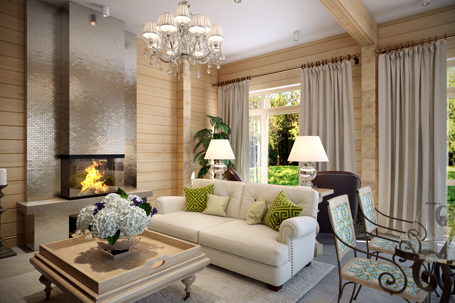 Коттедж из бруса в Москве