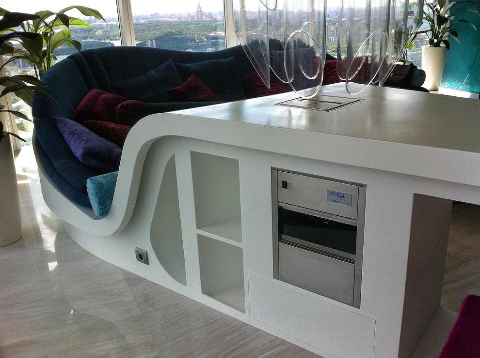 Волна, Corian Glacier White