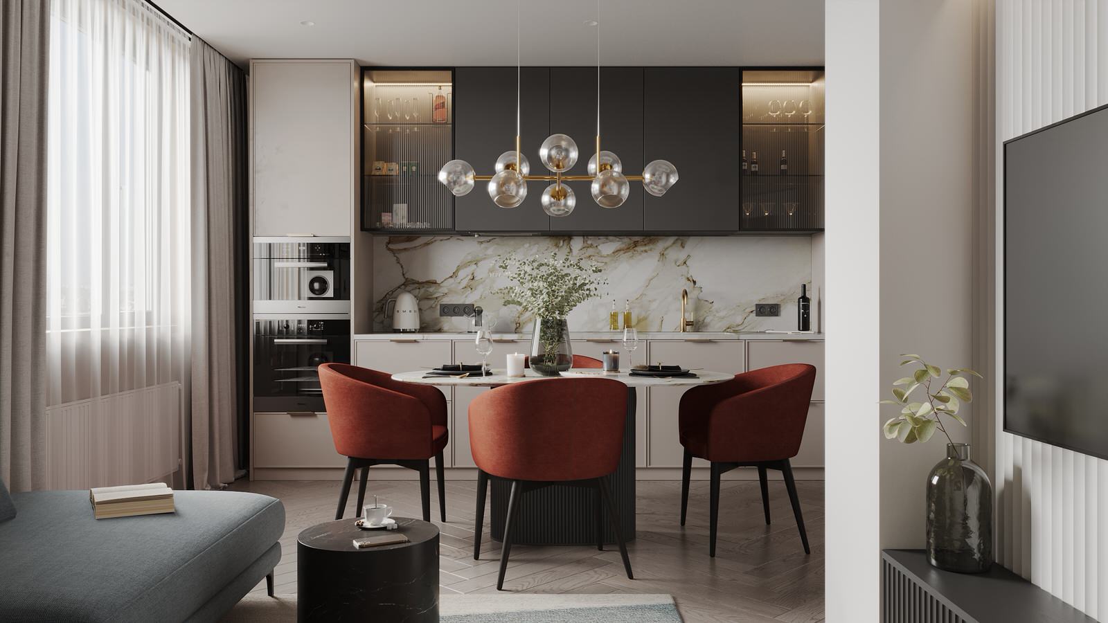 Обложка проекта: Дизайн квартиры в ЖК «Discovery Residence»