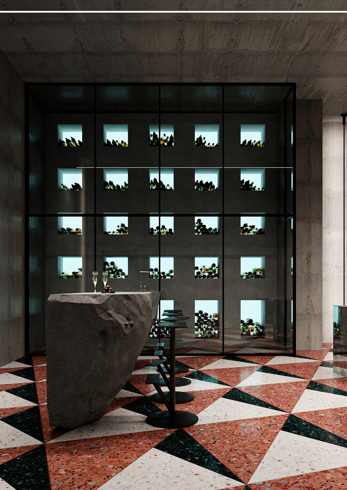 Интерьер винного ресторана и винотеки