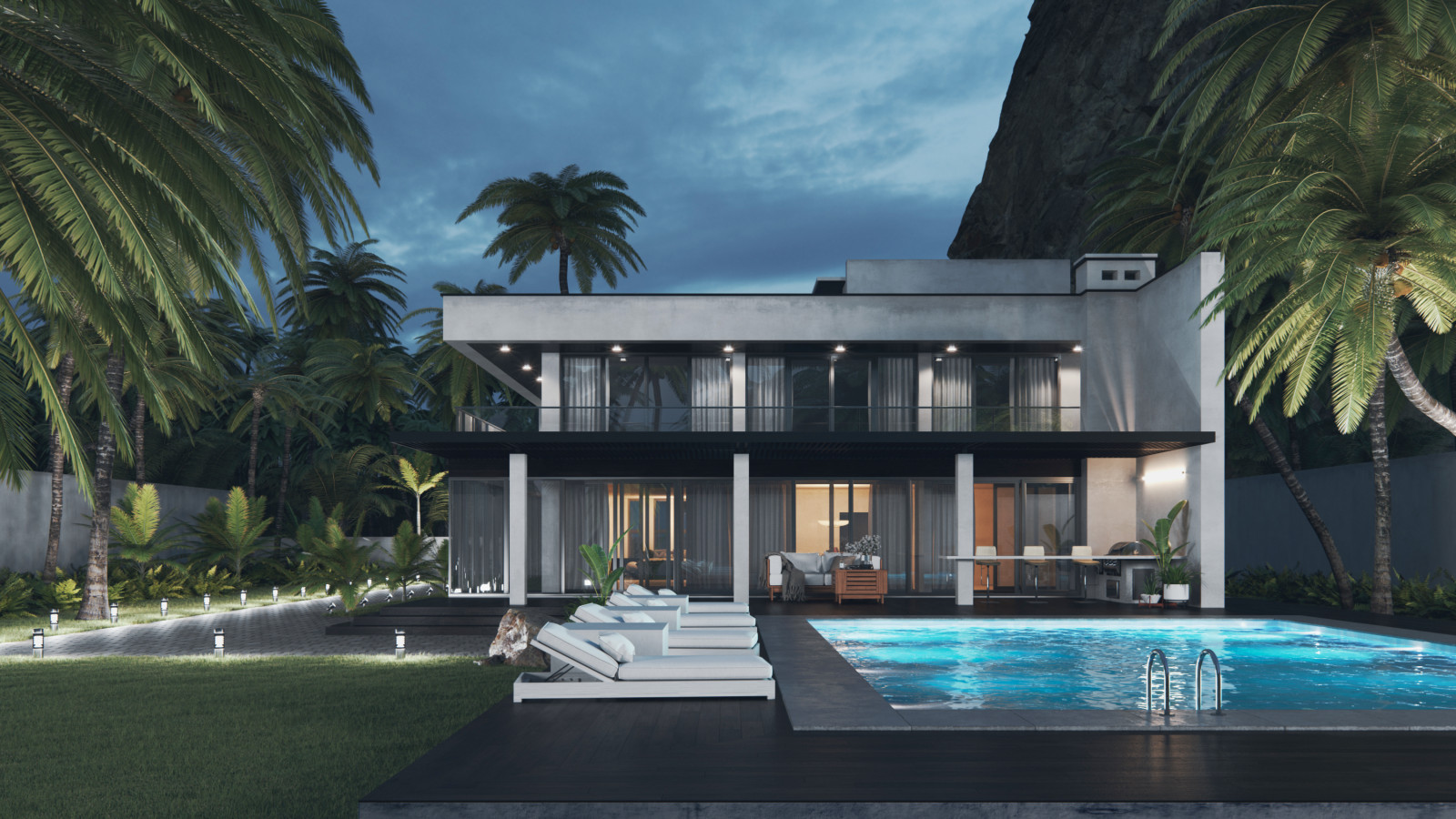 Загородный жилой дом-резиденция площадью 440 м.кв.