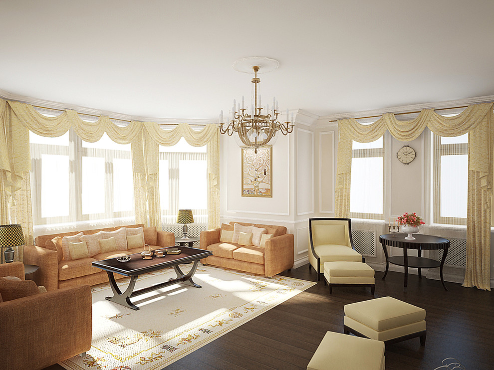 Дизайн гостиной в классическом стиле