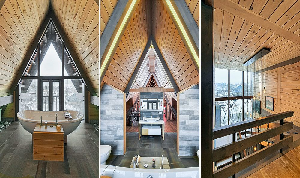 Фахверковый дом на берегу Волги