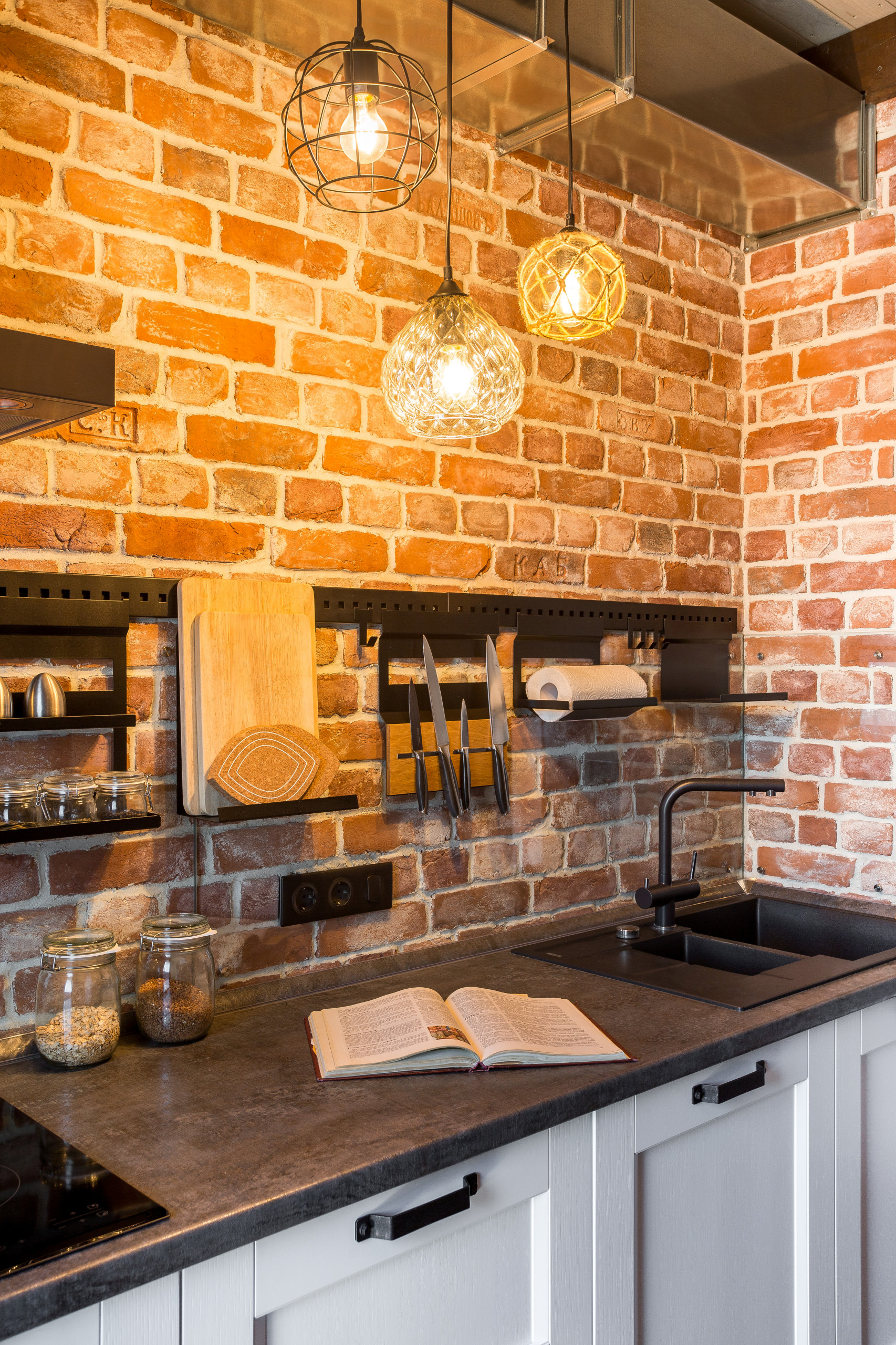 Цена проекта с фото: Кухня в стиле лофт за 767 926 ₽