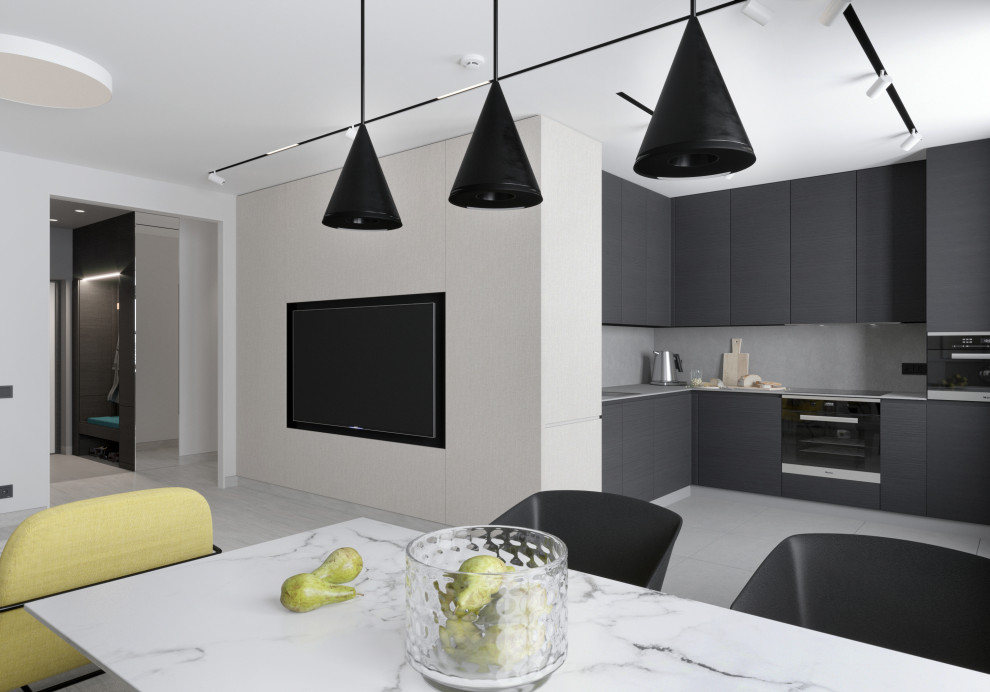 Квартира в монохромной гамме