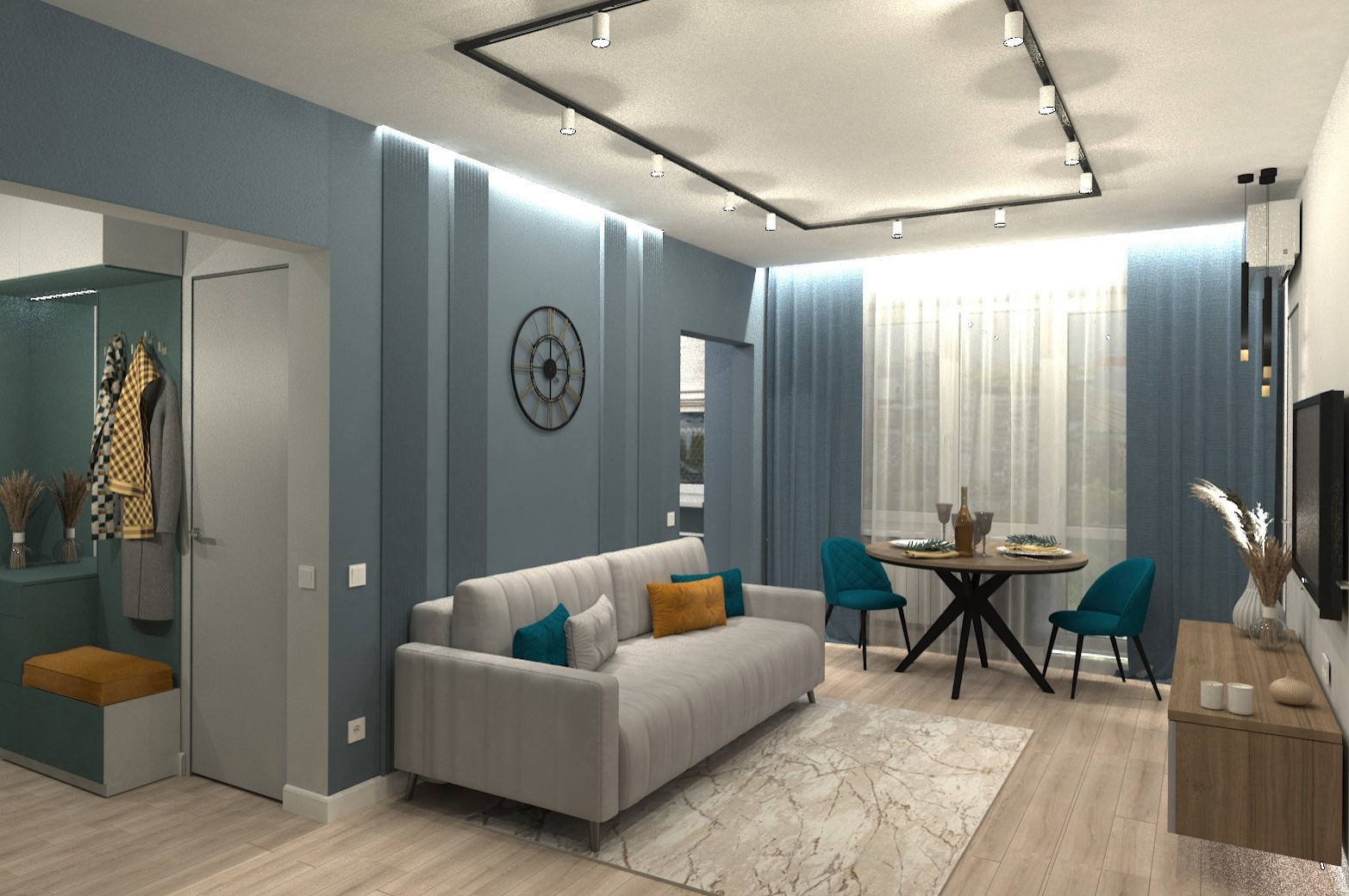 Даухкомнатная квартира на улице молодогвардейской