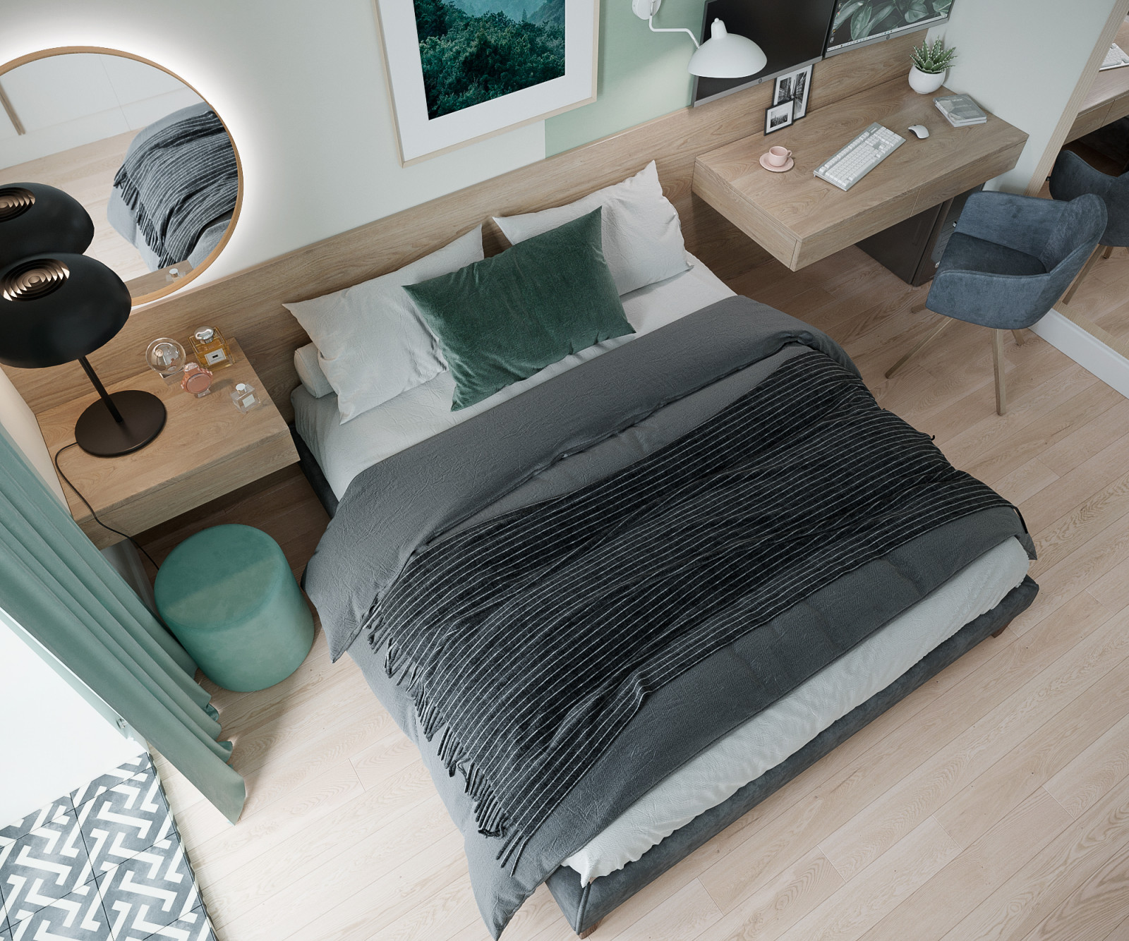 Квартира в Ломоносове, Санкт-Петербург. Спальня/Flat in Lomonosov, St.Petersburg