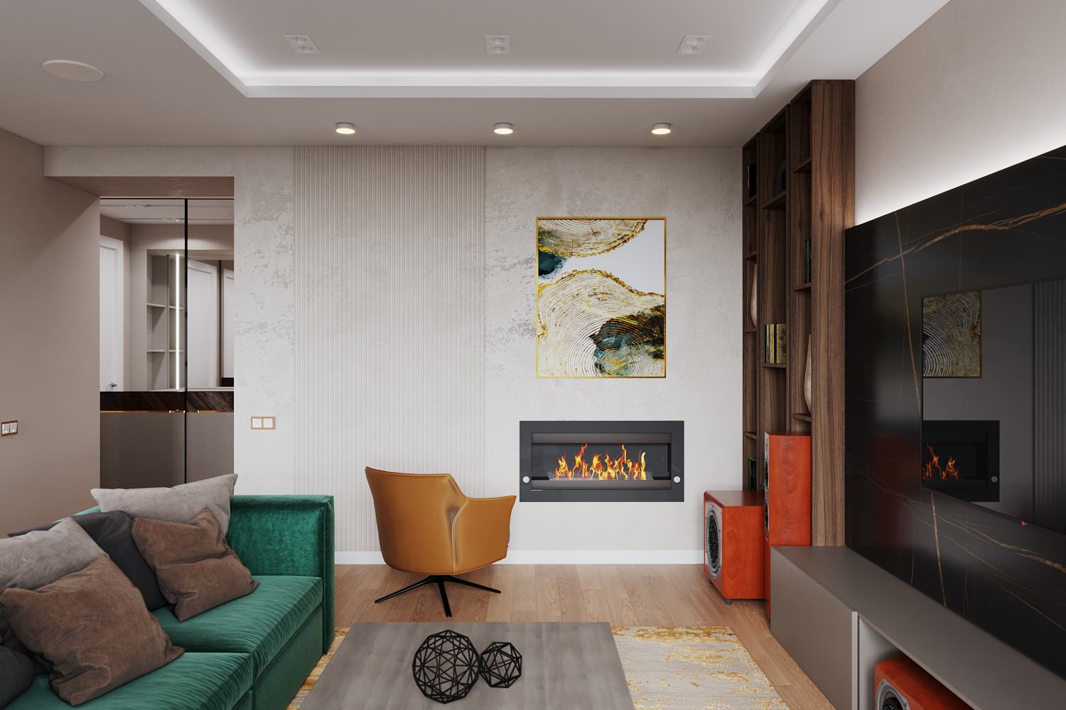 Контрастная квартира в ЖК Столичный