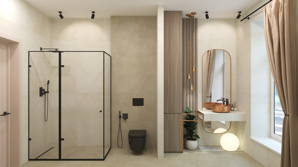 Гостевой санузел в частном доме